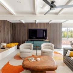 4-Suite Mid-Century Luxe Retreat | Pool/Spa/EV